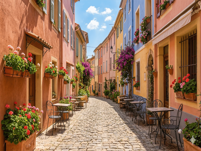 European street in daylight